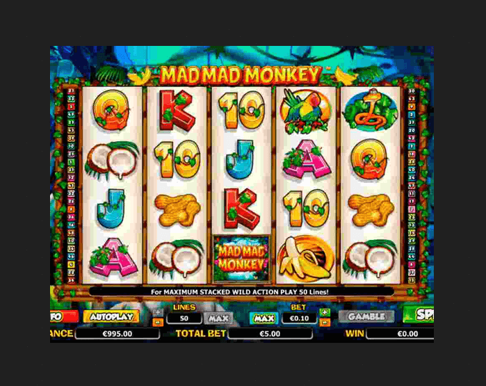 Mad Mad Monkey Online Slot